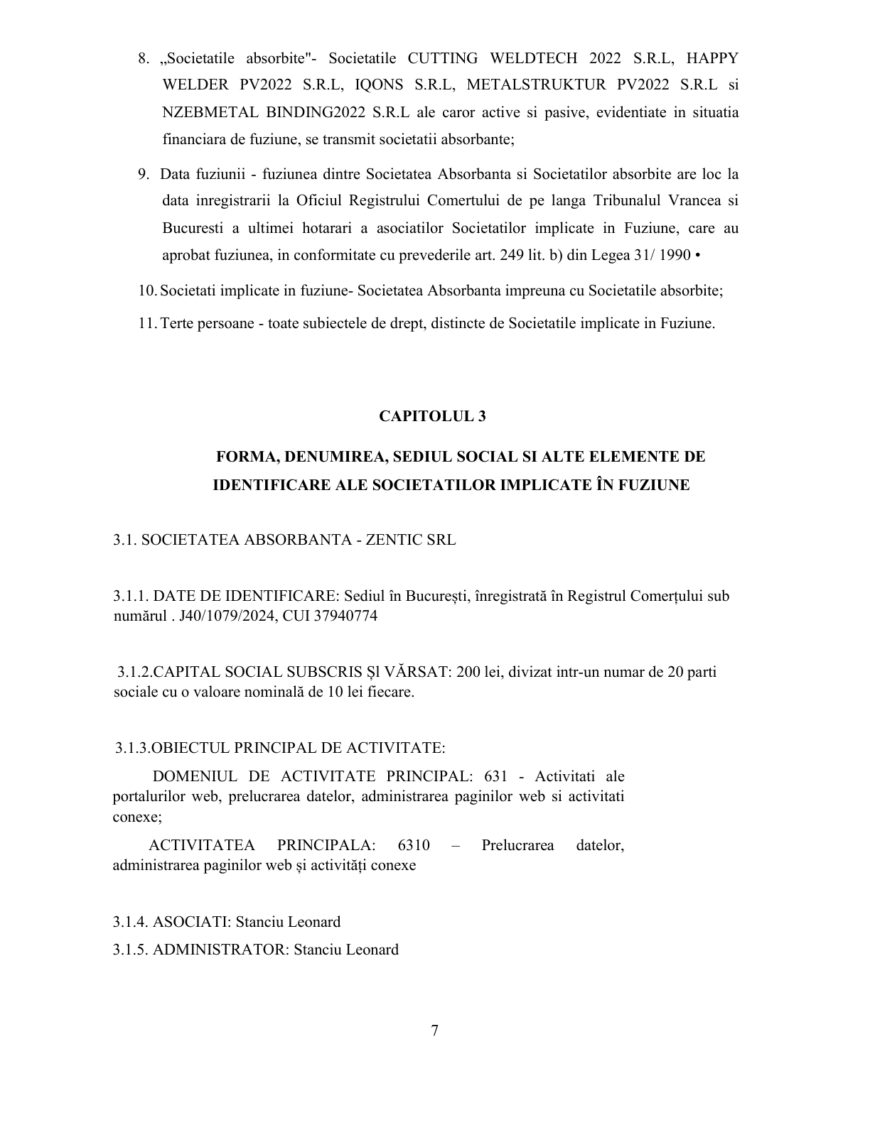 Proiect de fuziune – pagina 7