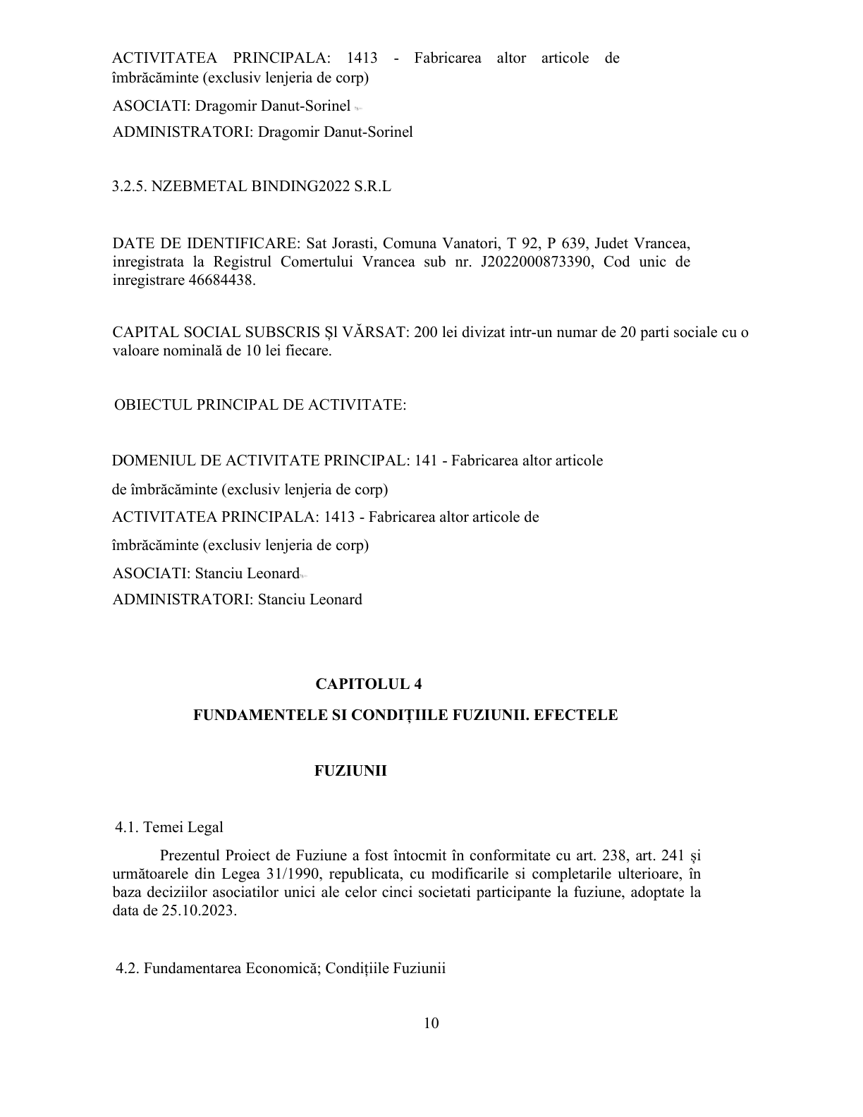 Proiect de fuziune – pagina 10