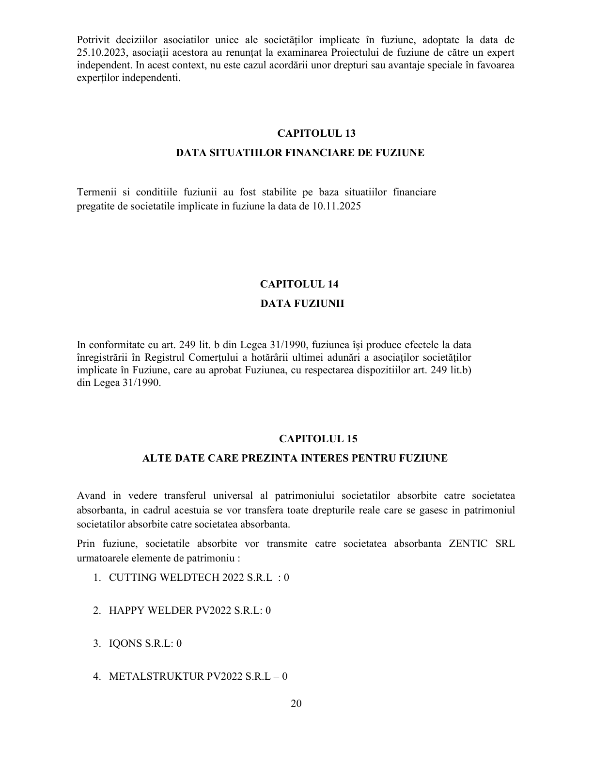 Proiect de fuziune – pagina 20